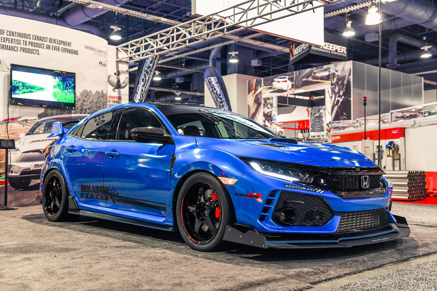 Epsilon+ [17-21 Civic Type R FK8] Front Splitter