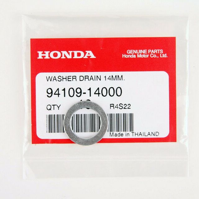 Honda OEM Oil Drain 14mm Plug Crush Washer - JDMuscleDrain Plugs WasherHON94109-14000