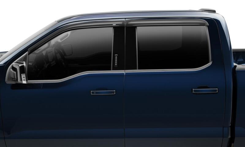 Husky Liners 05 - 15 Toyota Tacoma Access Cab Ventvisor Low Profile Smoke - Weather Protection and Aerodynamic Style | hsl2854038 - JDMuscleSPK833053