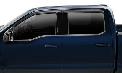 Husky Liners 05 - 15 Toyota Tacoma Access Cab Ventvisor Low Profile Smoke - Weather Protection and Aerodynamic Style | hsl2854038 - JDMuscleSPK833053