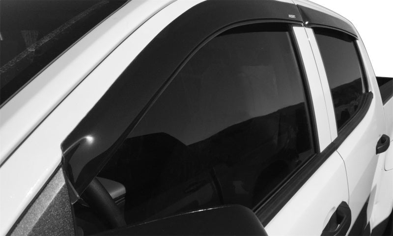 Husky Liners 05 - 15 Toyota Tacoma Access Cab Ventvisor Low Profile Smoke - Weather Protection and Aerodynamic Style | hsl2854038 - JDMuscleSPK833053