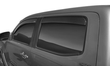 Husky Liners 16 - 23 Toyota Tacoma Low Profile Ventvisor in Smoke - In - Channel Mount 4 - Piece Set | hsl2864036 - JDMuscleSPK833129