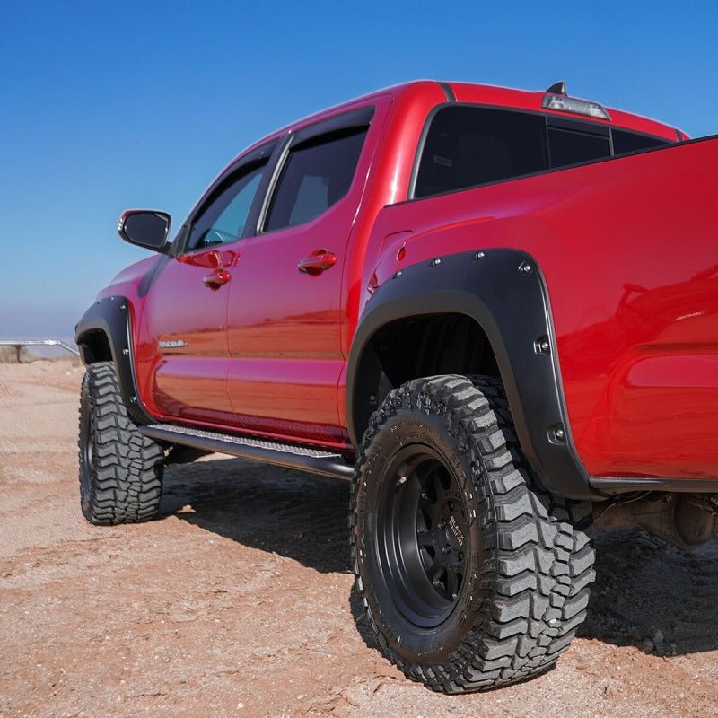 Husky Liners 16 - 23 Toyota Tacoma Pocket Style Fender Flares - 4 Piece Set - JDMuscleSPKhsl2803922