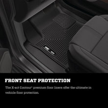 Husky Liners 2024 Toyota Tacoma Crew Cab X - act Contour Front Floor Liner in Black | hsl54581 - JDMuscleSPK753228