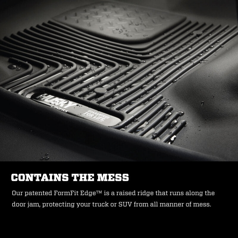 Husky Liners 2024 Toyota Tacoma Crew Cab X - act Contour Front Floor Liner in Black | hsl54581 - JDMuscleSPK753228