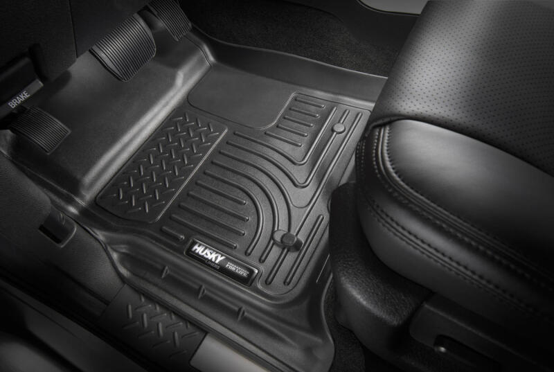 Husky Liners 2024 Toyota Tacoma Double Cab WeatherBeater 2nd Row Black Floor Liners | hsl14921 - JDMuscleSPK802804