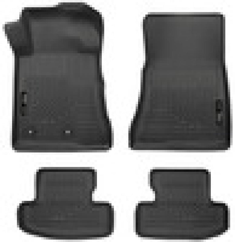 Husky Liners WeatherBeater Black Front & Second Seat Floor Liner for 2015 - 2022 Ford Mustang | hsl99371 - JDMuscleSPK4360677