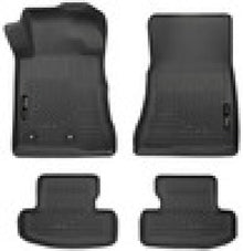 Husky Liners WeatherBeater Black Front & Second Seat Floor Liner for 2015 - 2022 Ford Mustang | hsl99371 - JDMuscleSPK4360677