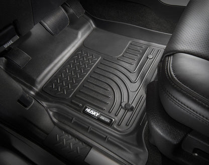 Husky Liners WeatherBeater Black Front & Second Seat Floor Liner for 2015 - 2022 Ford Mustang | hsl99371 - JDMuscleSPK4360677
