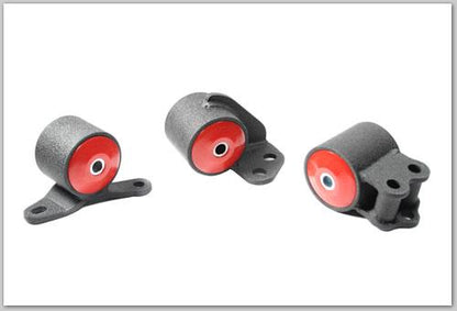 Innovative Mounts [92-95 Civic B/D Series] Steel Mounts with 75A Bushings, 3-Bolt - Black