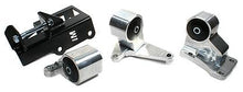 Innovative Mounts [92-95 Civic] H-Series Engine Mounts with 75A Bushings - Silver Aluminum, Part Number inmB29550-75A