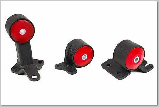 Innovative Mounts [88-91 Civic] B-Series Steel Mounts with 60A Bushings (Cable) - Black