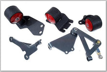 Innovative Mounts [88-91 Civic] B-Series Engine Mounts with 75A Bushings, Cable-to-Hydro Conversion - Black Steel