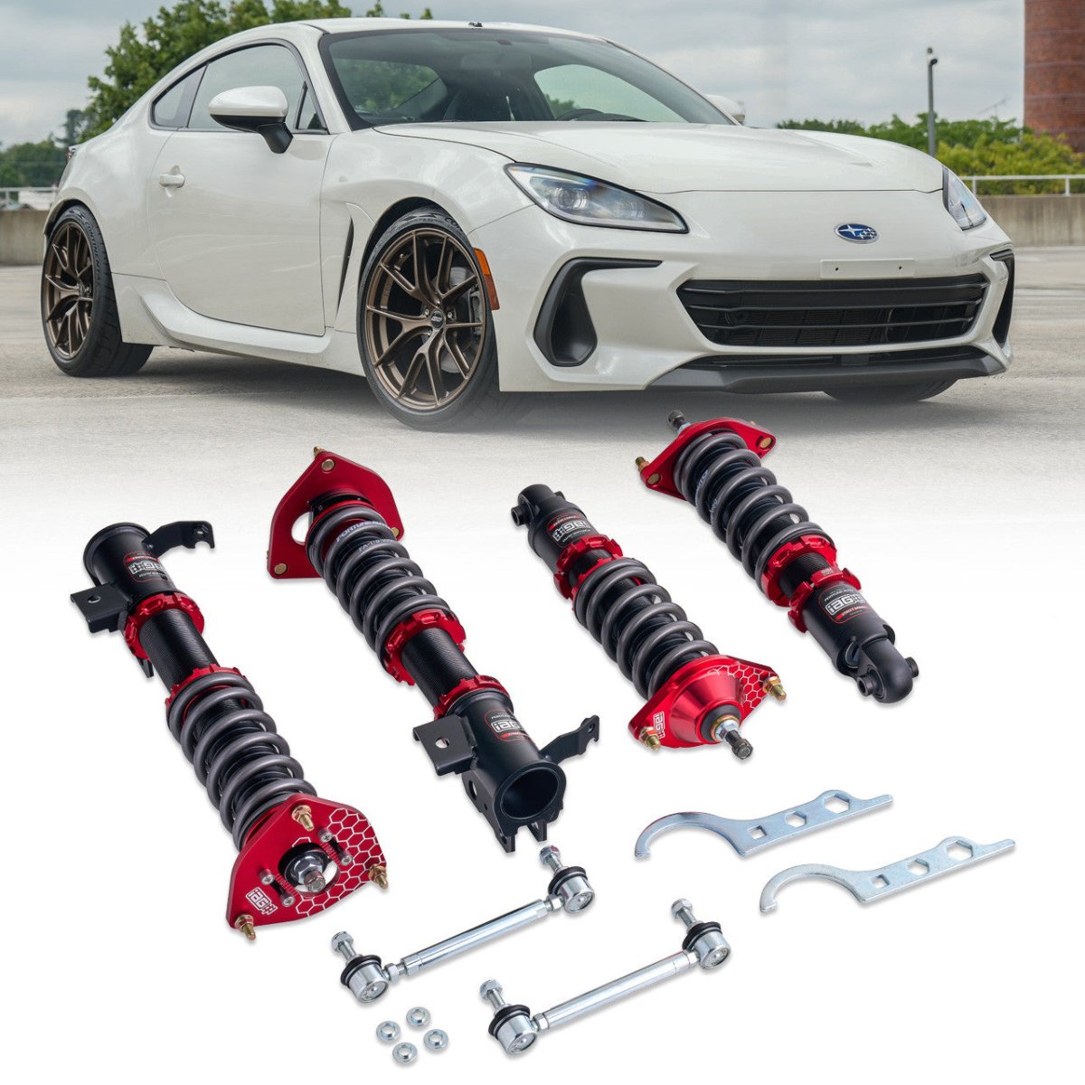 IAG 13 - 24 BRZ/ FR - S/86/GT86/GR86 Spec Street Series Coilovers by Fortune Auto | IAG - SUS - 1001 - JDMuscleCoiloversIAG-SUS-1001