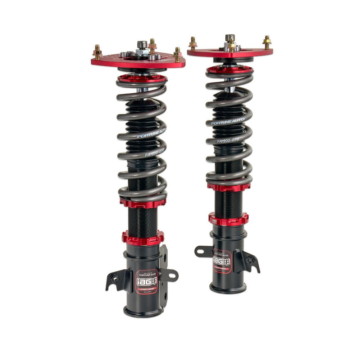 IAG [15 - 21 WRX/STI] Spec Street Series Coilovers by Fortune Auto | IAG - SUS - 1004 - JDMuscleCoiloversIAG-SUS-1004