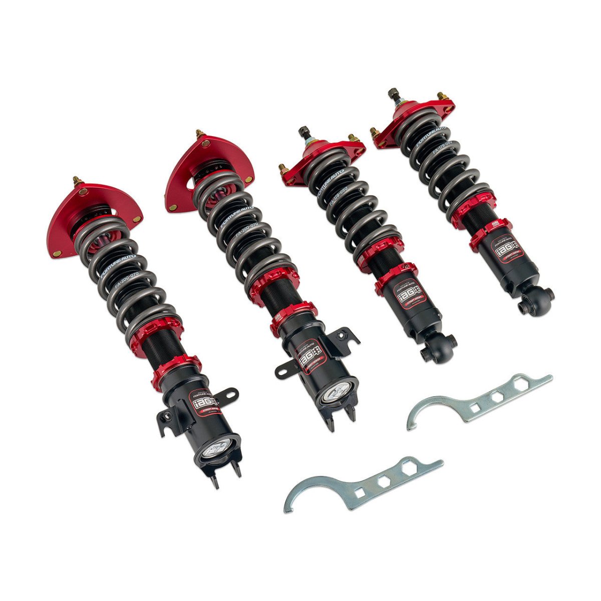 IAG [15 - 21 WRX/STI] Spec Street Series Coilovers by Fortune Auto | IAG - SUS - 1004 - JDMuscleCoiloversIAG-SUS-1004