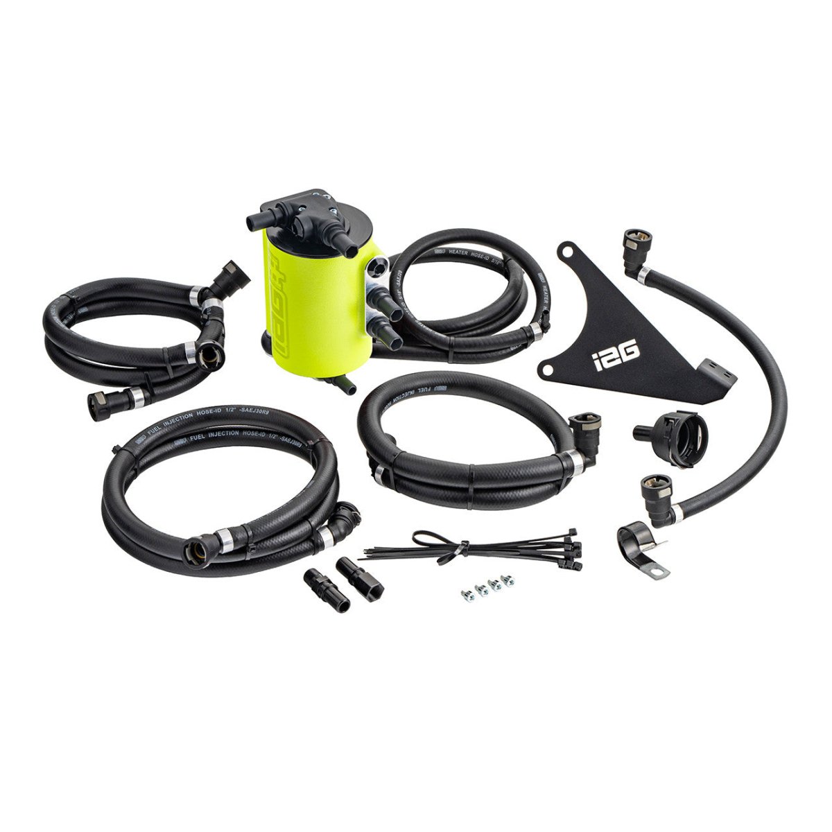 IAG [22 - 26 WRX] Air / Oil Separator - Neon Yellow | IAG - ENG - 7188NY - JDMuscleAir Oil SeparatorsIAG-ENG-7188NY