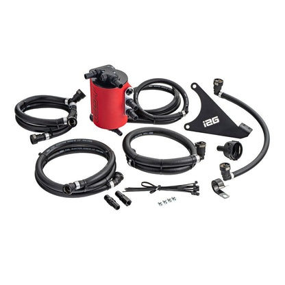 IAG [22 - 26 WRX] Air / Oil Separator - Red | IAG - ENG - 7188RD - JDMuscleAir Oil SeparatorsIAG-ENG-7188RD