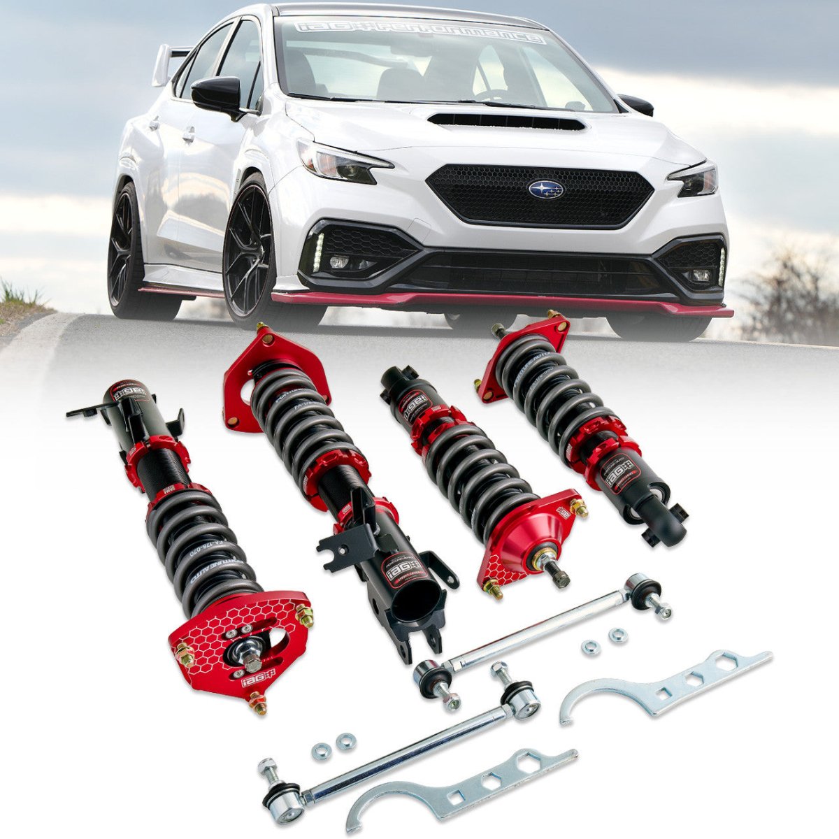 IAG [22 - 26 WRX] Spec Street Series Coilovers by Fortune Auto | IAG - SUS - 1005 - JDMuscleCoiloversIAG-SUS-1005