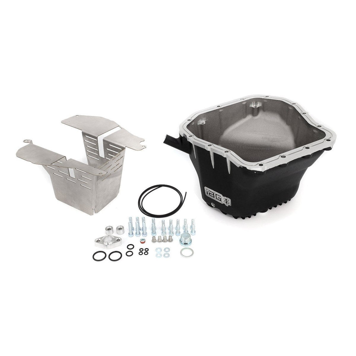 IAG Performance 02 - 14 WRX / 04 - 21 STI / 05 - 09 LGT / 04 - 13 FXT Blemished EJ Street Series Oil Pan | Black / Condition B09 | BLEM - ENG - 2200BK - B09 - JDMuscleOil PansBLEM-ENG-2200BK-B09