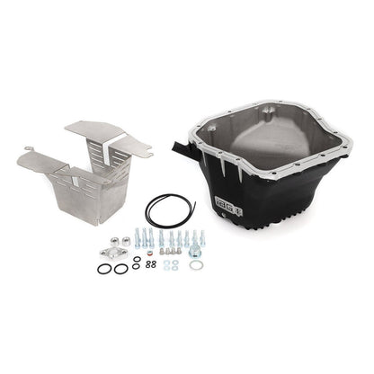 IAG Performance 02 - 14 WRX / 04 - 21 STI / 05 - 09 LGT / 04 - 13 FXT Blemished EJ Street Series Oil Pan | Black / Condition B09 | BLEM - ENG - 2200BK - B09 - JDMuscleOil PansBLEM-ENG-2200BK-B09
