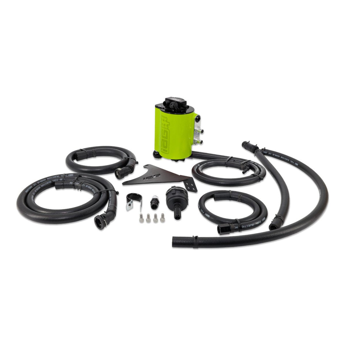 IAG Performance 22-24 Subaru WRX V3 Street Series Air / Oil Separator (AOS) Neon Yellow | IAG-ENG-7183NY