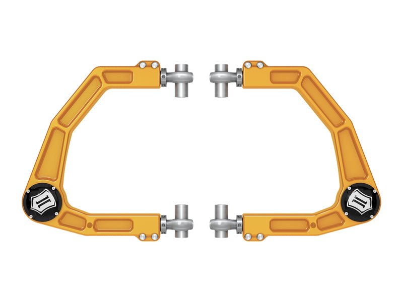 ICON 2024 Toyota Tacoma Billet Upper Control Arm with Delta Joint PRO - Gold Anodized | ico58552GDJ - JDMuscleSPK752810