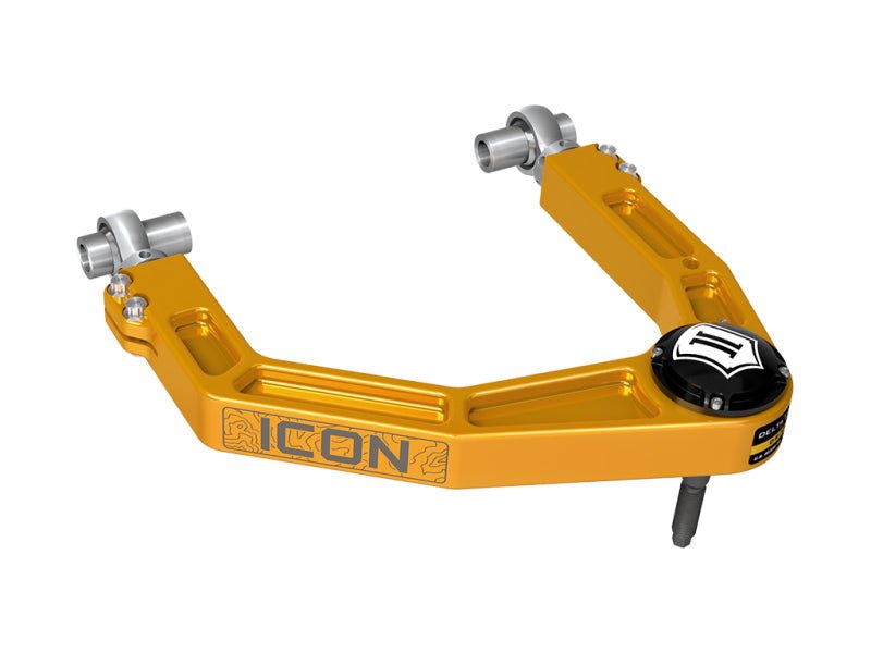 ICON 2024 Toyota Tacoma Billet Upper Control Arm with Delta Joint PRO - Gold Anodized | ico58552GDJ - JDMuscleSPK752810