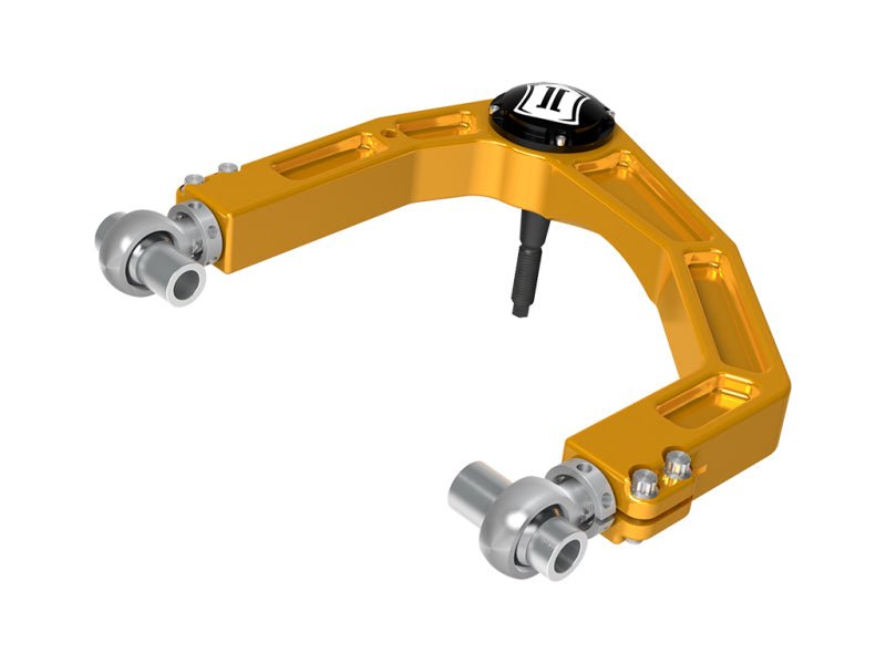 ICON 2024 Toyota Tacoma Billet Upper Control Arm with Delta Joint PRO - Gold Anodized | ico58552GDJ - JDMuscleSPK752810
