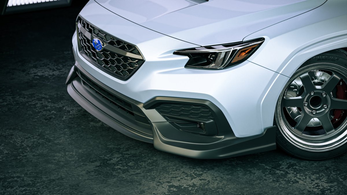 ILLUMAESTHETIC [22 - 26 WRX] FRONT LIP POLYURETHANE | ILLWRX22 - LIP - JDMuscleFront LipsILLWRX22-LIP