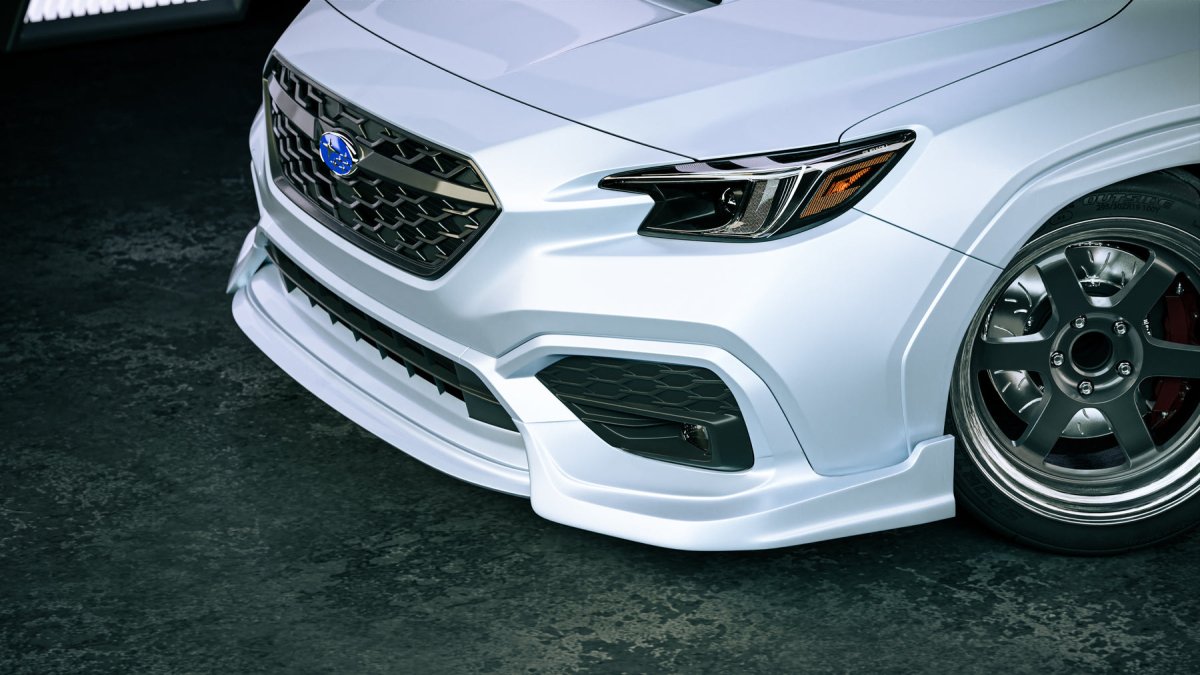 ILLUMAESTHETIC [22 - 26 WRX] FRONT LIP POLYURETHANE | ILLWRX22 - LIP - JDMuscleFront LipsILLWRX22-LIP