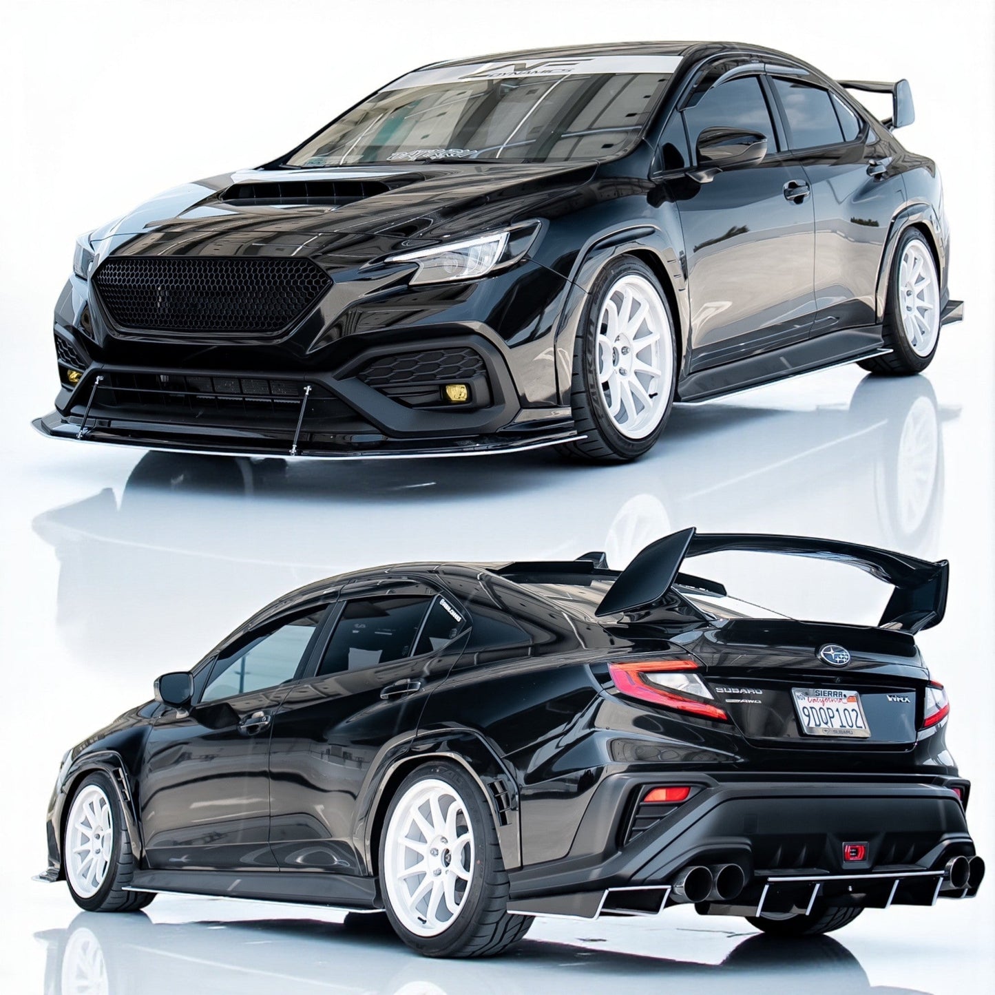 AeroflowDynamics [22-25 WRX] AFD Paint Matched Fender Flares