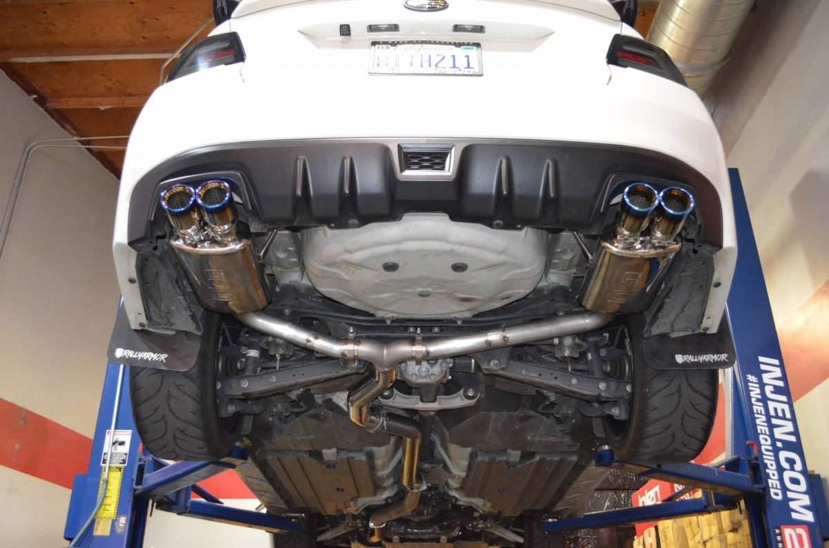 Injen [15-21 WRX/STI] Cat Back Exhaust w/ Quad Titanium Tips | SES1207TT - JDMuscleCat Back Exhaust SysteminjSES1207TT