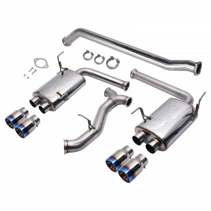 Injen [15-21 WRX/STI] Cat Back Exhaust w/ Quad Titanium Tips | SES1207TT - JDMuscleCat Back Exhaust SysteminjSES1207TT