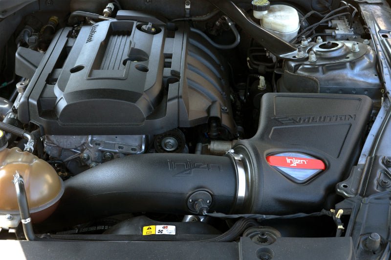 Injen 15 - 22 Ford Mustang L4 - 2.3L Turbo Evolution Cold Air Intake - JDMuscleShop the look 2injEVO9205