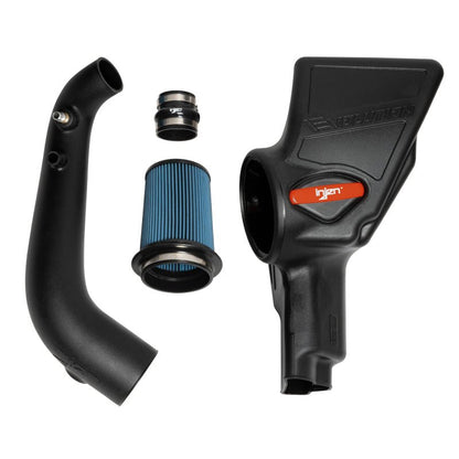 Injen 15 - 22 Ford Mustang L4 - 2.3L Turbo Evolution Cold Air Intake - JDMuscleShop the look 2injEVO9205