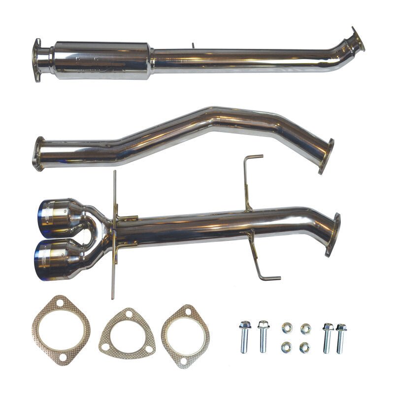 Injen [17-20 Civic Si] Cat-Back Exhaust System - Polished Stainless Steel with Titanium Tips - JDMuscleCat Back Exhaust SysteminjSES1581TT