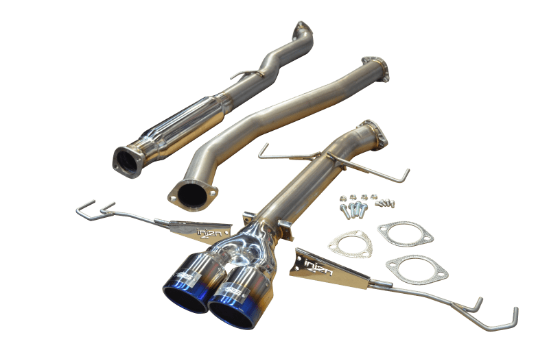 Injen [17-21 Civic Hatchback Sport] Cat-Back Exhaust - Burnt Titanium Tips - JDMuscleCat Back Exhaust SysteminjSES1500TT