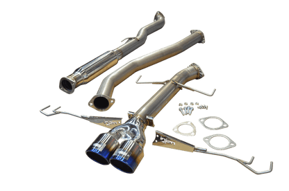 Injen [17-21 Civic Hatchback Sport] Cat-Back Exhaust - Burnt Titanium Tips - JDMuscleCat Back Exhaust SysteminjSES1500TT