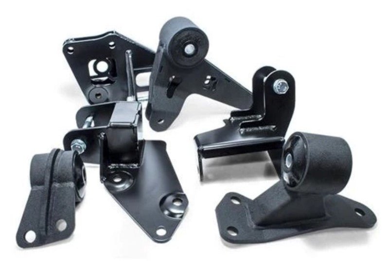 Innovative Mounts [96-00 Civic K-Series Manual] Aluminum Mounts with 75A Bushings - Silver - JDMuscleEngine Mountsinm90050-75A