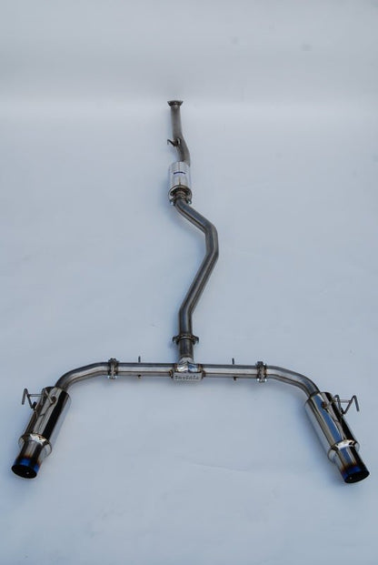 Invidia [22-26 Civic Si 1.5T] N1 Cat-Back Exhaust - Burnt Titanium Tips, 70mm - JDMuscleCat Back Exhaust SysteminvHS22HS4GD1STL