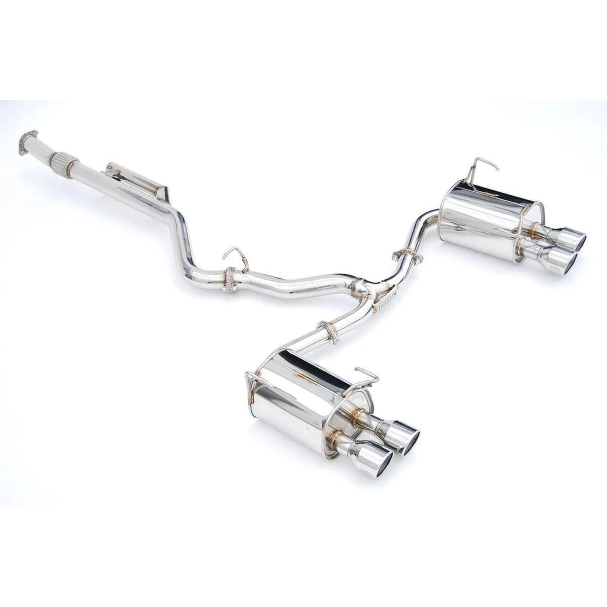 Invidia [22-26 WRX] Q300 Rolled Stainless Steel Tip Cat-Back Exhaust - JDMuscleCat Back Exhaust SysteminvHS22WRXG3S