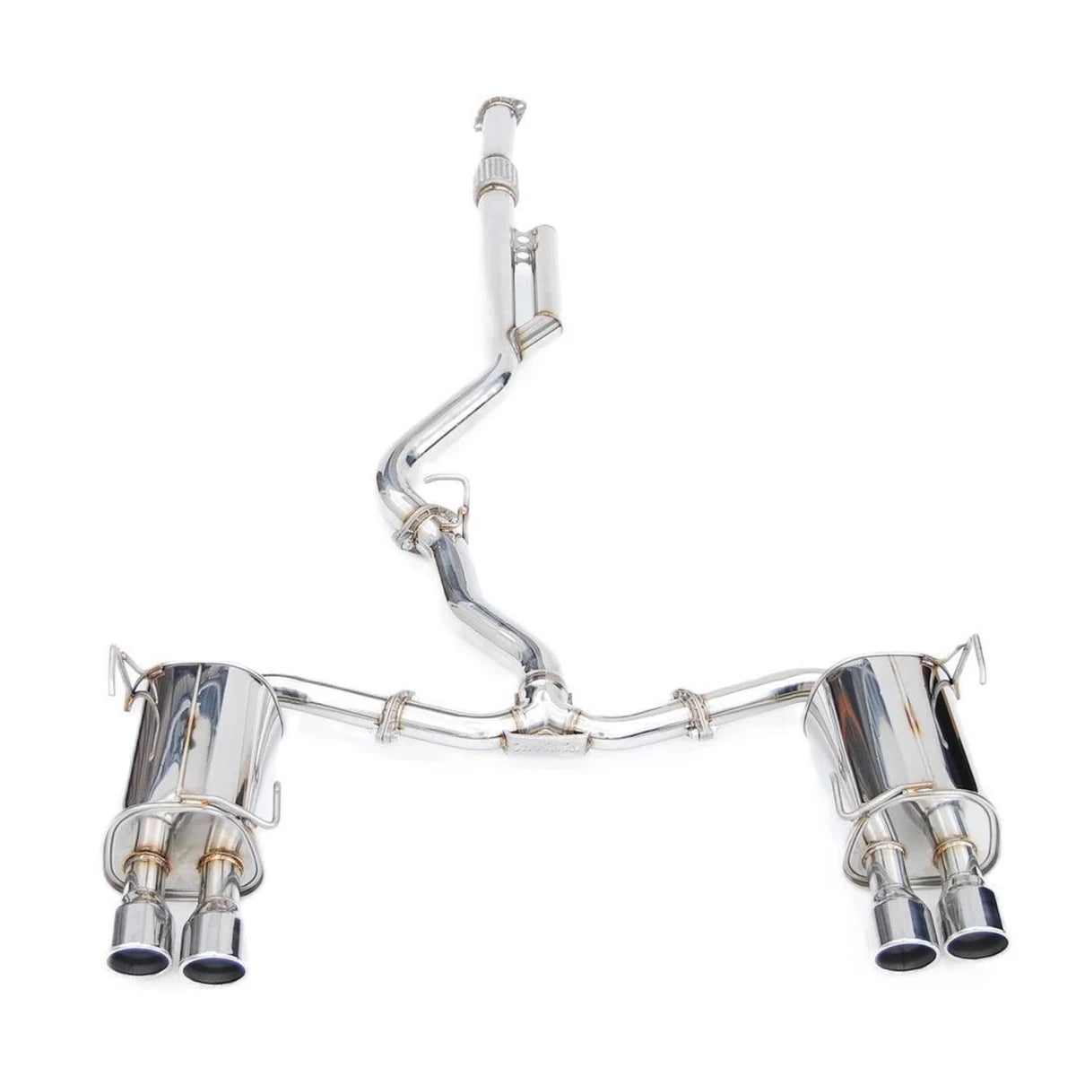 Invidia [22-26 WRX] Q300 Rolled Stainless Steel Tip Cat-Back Exhaust - JDMuscleCat Back Exhaust SysteminvHS22WRXG3S