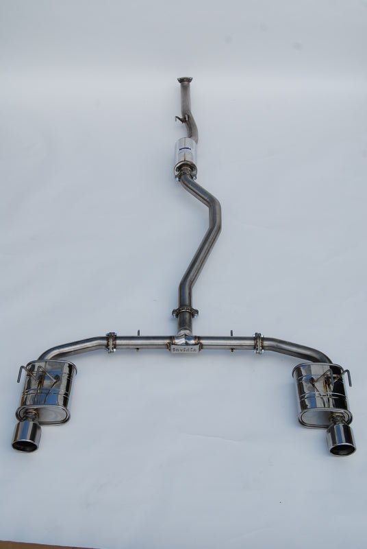 Invidia [22+ Civic Si] Q300 Cat-Back Exhaust - Rolled Stainless Steel Tips - JDMuscleCat Back Exhaust SysteminvHS22HS4QD1RSL