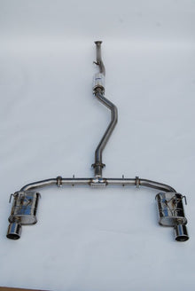 Invidia [22+ Civic Si] Q300 Cat-Back Exhaust - Rolled Stainless Steel Tips - JDMuscleCat Back Exhaust SysteminvHS22HS4QD1RSL