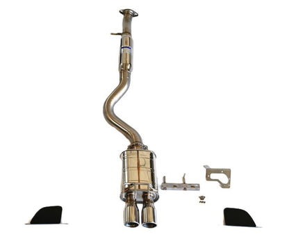 Invidia [22+ Toyota GR Corolla] Q300 Rolled S.S Tip Cat - Back | HS22TGCQ32RSL - JDMuscleCat Back Exhaust SysteminvHS22TGCQ32RSL
