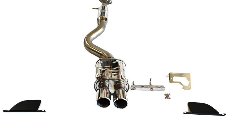 Invidia [22+ Toyota GR Corolla] Q300 Rolled S.S Tip Cat - Back | HS22TGCQ32RSL - JDMuscleCat Back Exhaust SysteminvHS22TGCQ32RSL
