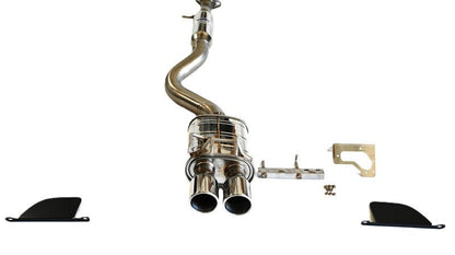 Invidia [22+ Toyota GR Corolla] Q300 Rolled S.S Tip Cat - Back | HS22TGCQ32RSL - JDMuscleCat Back Exhaust SysteminvHS22TGCQ32RSL