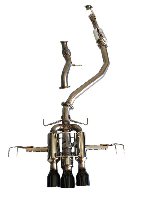 Invidia [23+ Type R] R400 Catback Exhaust w/ Black Tips - JDMuscleCat Back Exhaust SystemHS22CTRFGM3SBL