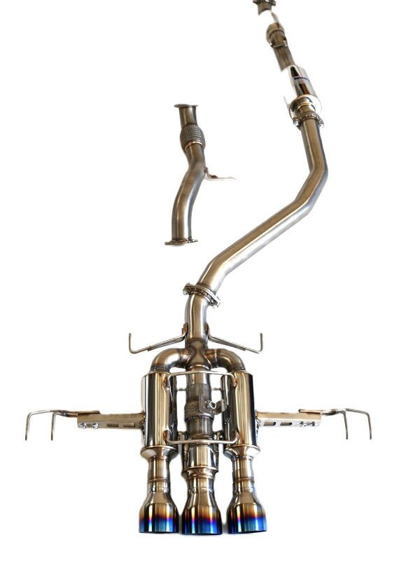 Invidia [23+ Type R] R400 Catback Exhaust w/ Titanium Tips - JDMuscleCat Back Exhaust SystemHS22CTRFGM3STL